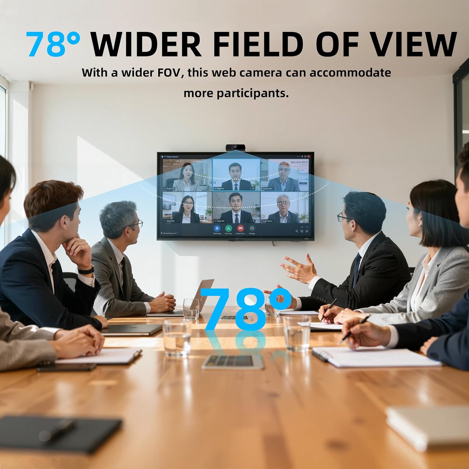 1080P HD Webcam with Microphone, Streaming Computer Camera for Laptop PC — image 7