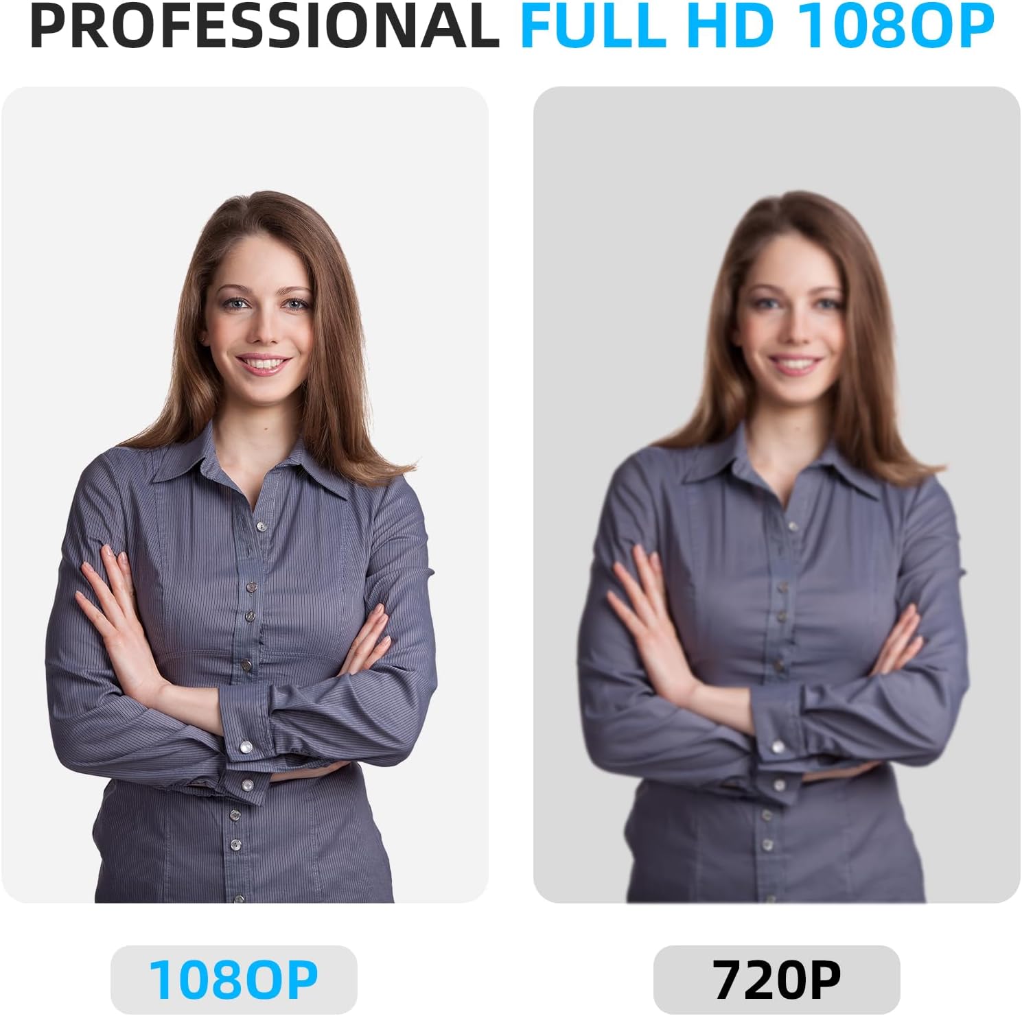 1080P HD Webcam with Microphone, Streaming Computer Camera for Laptop PC — image 8