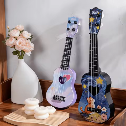 16,5 Zoll Kinder-Ukulele Spielzeuggitarre - Ideal für Anfänger und Bildungszwecke, Musikgeschenk für Kinder zu Weihnachten und Erntedankfest