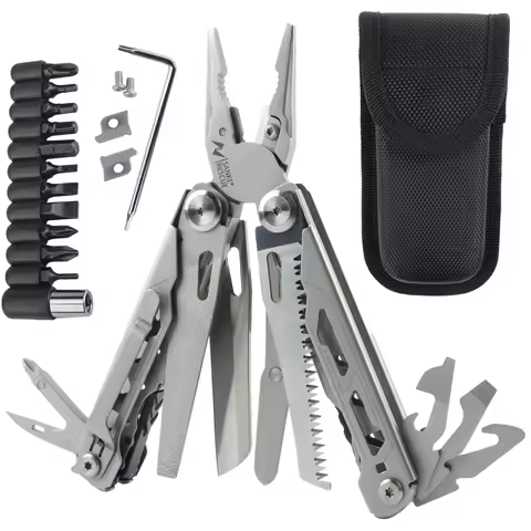 30-in-1 Multitool-Zange Tragbare Faltbare Multifunktionale Handwerkzeuge für Outdoor-Camping Kabelschneider