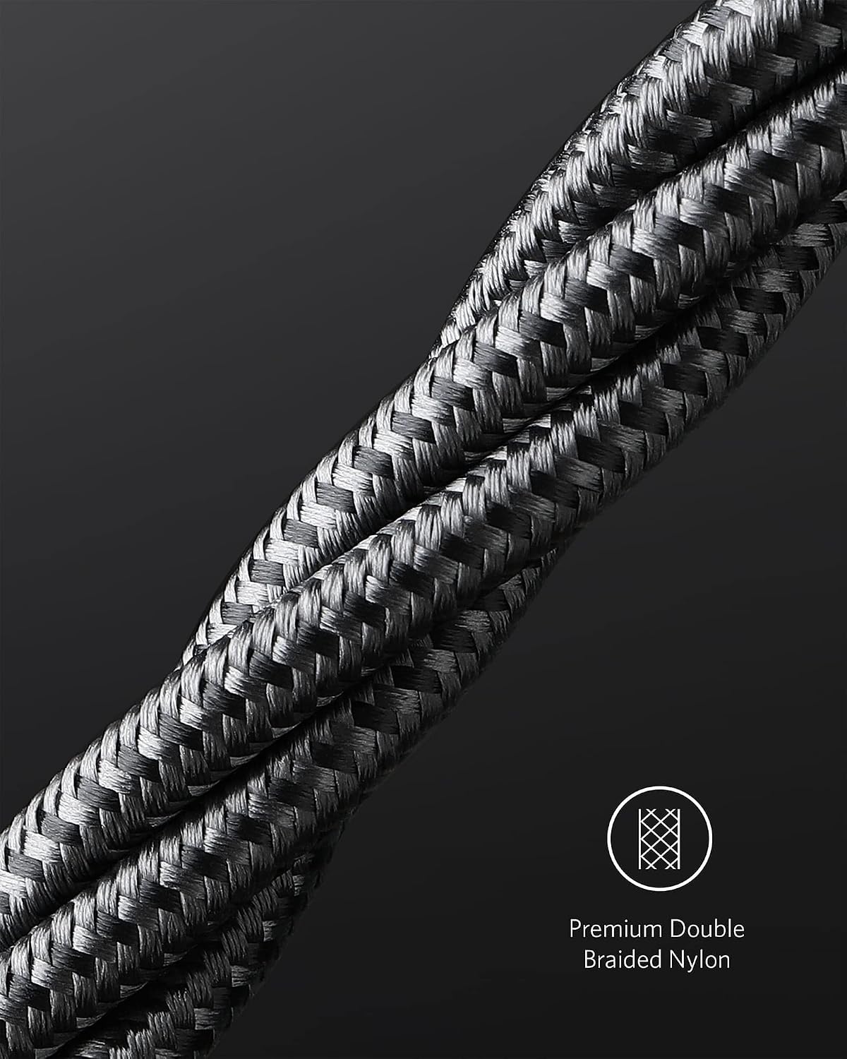 Anker USB C to USB C Cable, 100W Fast Charging Cable (2-Pack, 6 ft, Black) — image 6