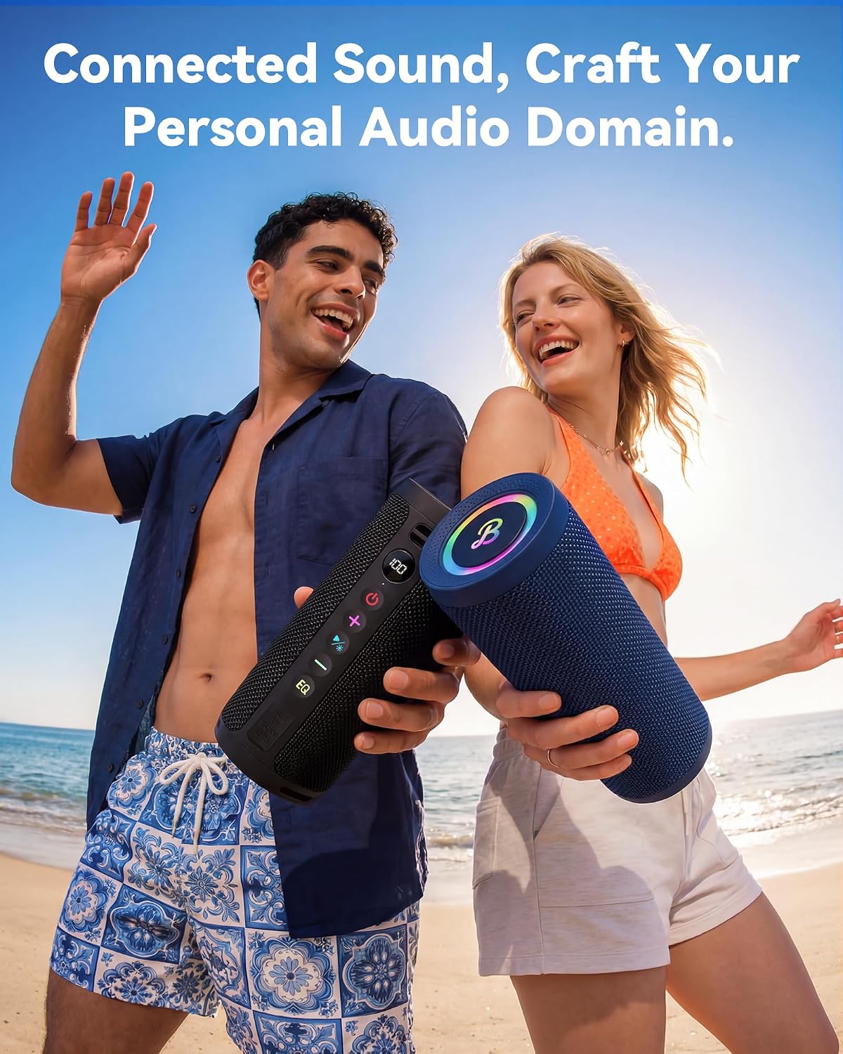BassBloom Roar 3 Portable Bluetooth Speaker,IPX6 Waterproof,20W — image 2