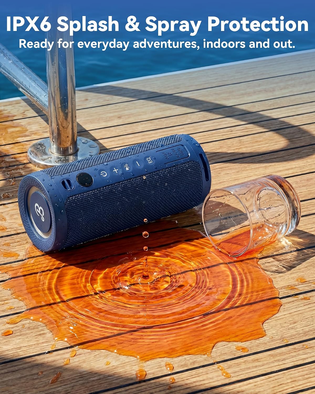 BassBloom Roar 3 Portable Bluetooth Speaker,IPX6 Waterproof,20W — image 8