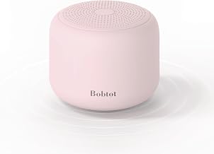 Bobtot Portable Bluetooth Speakers with Strap Mini Speaker, Pink — image 1