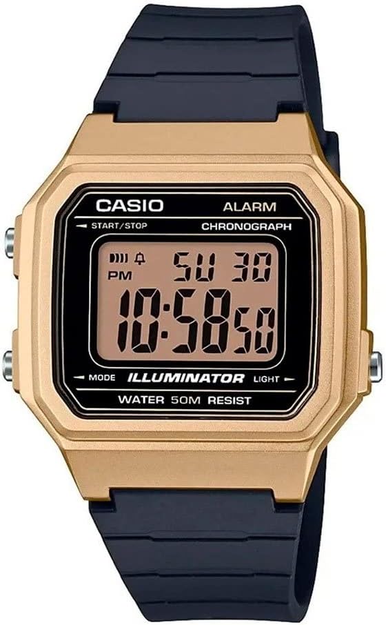 Casio W217H Series | Men’s Digital Watch | 50M WR | 1/100 Second Stopwatch | LED Backlight | Countdown Timer | 100 SEC Chronograph | Daily Alarm | Hourly Time Signal | 7 Year Battery — 7