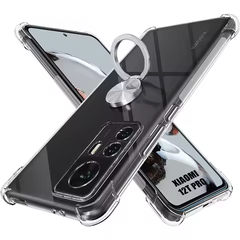 Coque Anneau pour Xiaomi 14 Pro 13T Pro 12T Pro 12X Protection Silicone Support
