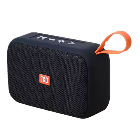 Haut-parleur Bluetooth sans fil portable, mini radio FM, petit caisson de basses étanche, boîte de son, caisson de basses musical, ordinateur PC, AUX