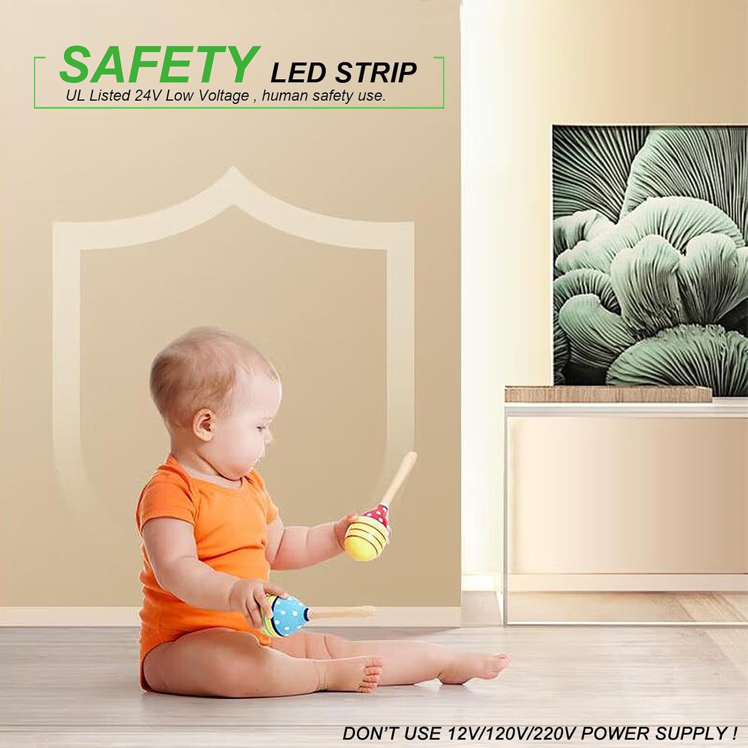 JOYLIT PRO+ 24V LED Strip Diffused 16.4FT 3000K 510LM/FT Bright Waterproof — image 8