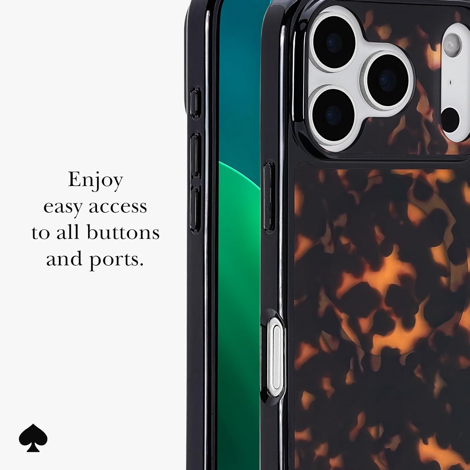 kate spade new york iPhone 17 Pro Case - Tortoise — image 6