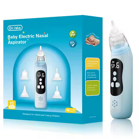 MAMIJOY Baby-Nasenreiniger, Silikon, verstellbare Saugkraft, elektrischer Kinder-Nasensauger, sicher, praktisch, geräuscharm, U94