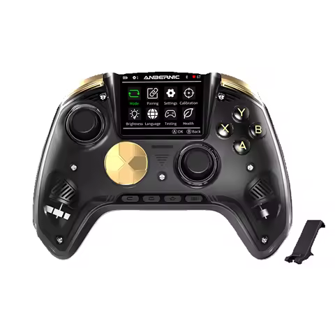 Manette de jeu sans fil interactive Anbernic RG G01 compatible avec PC/Steam/Linux/Android/Switch/iOS à effet Hall