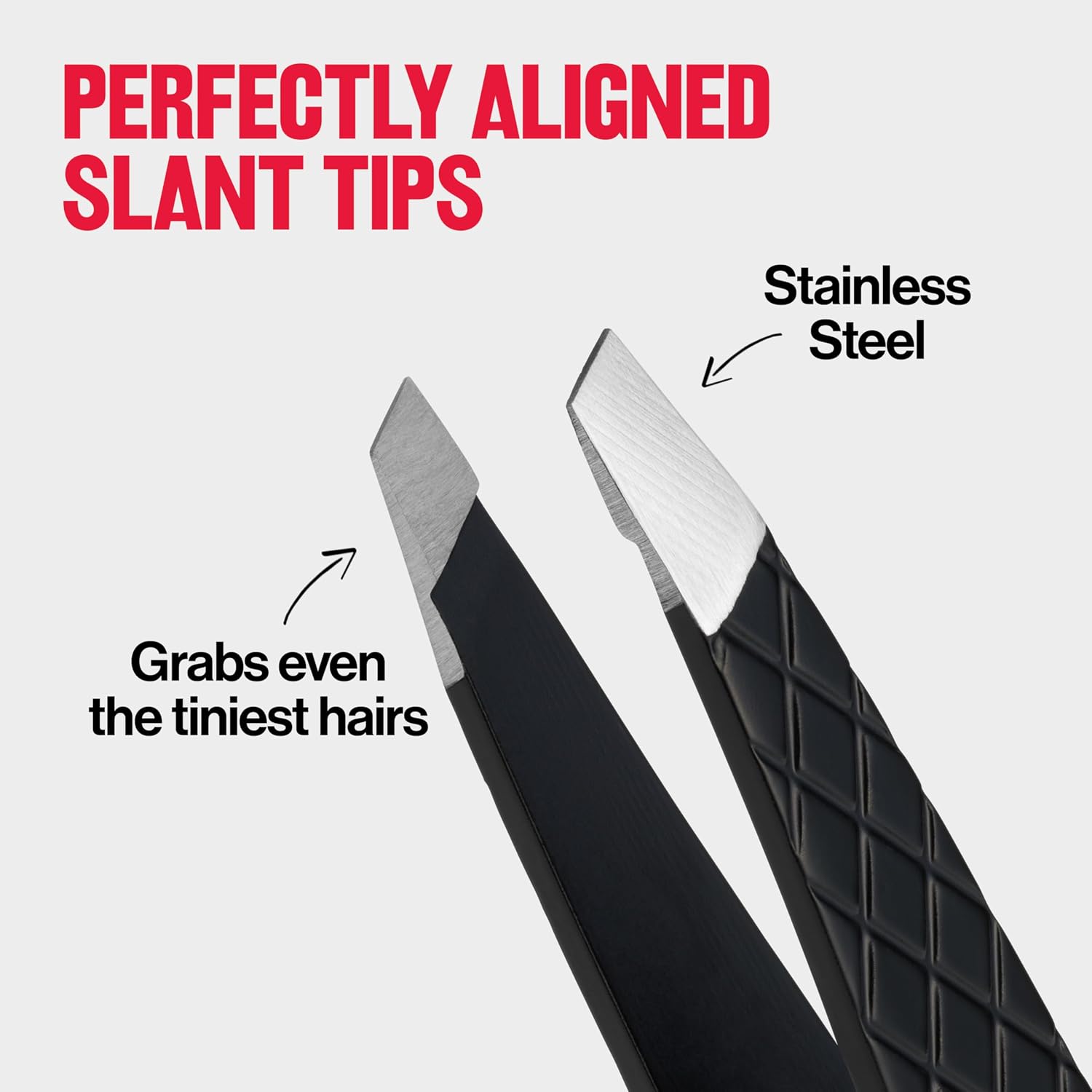 Revlon Expert Slant Tip Tweezer, Black, 1 Count — 5