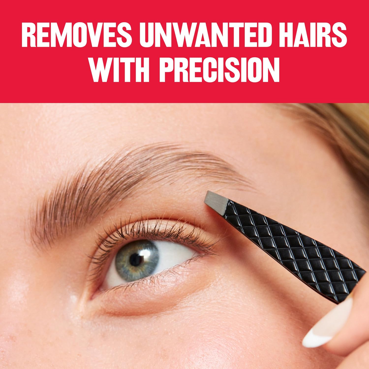 Revlon Expert Slant Tip Tweezer, Black, 1 Count — 7