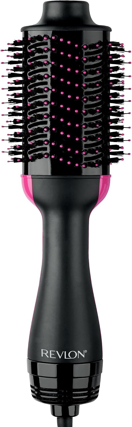 REVLON One-Step Volumizer Hair Dryer and Styler, 2.8 in Barrel, Black
