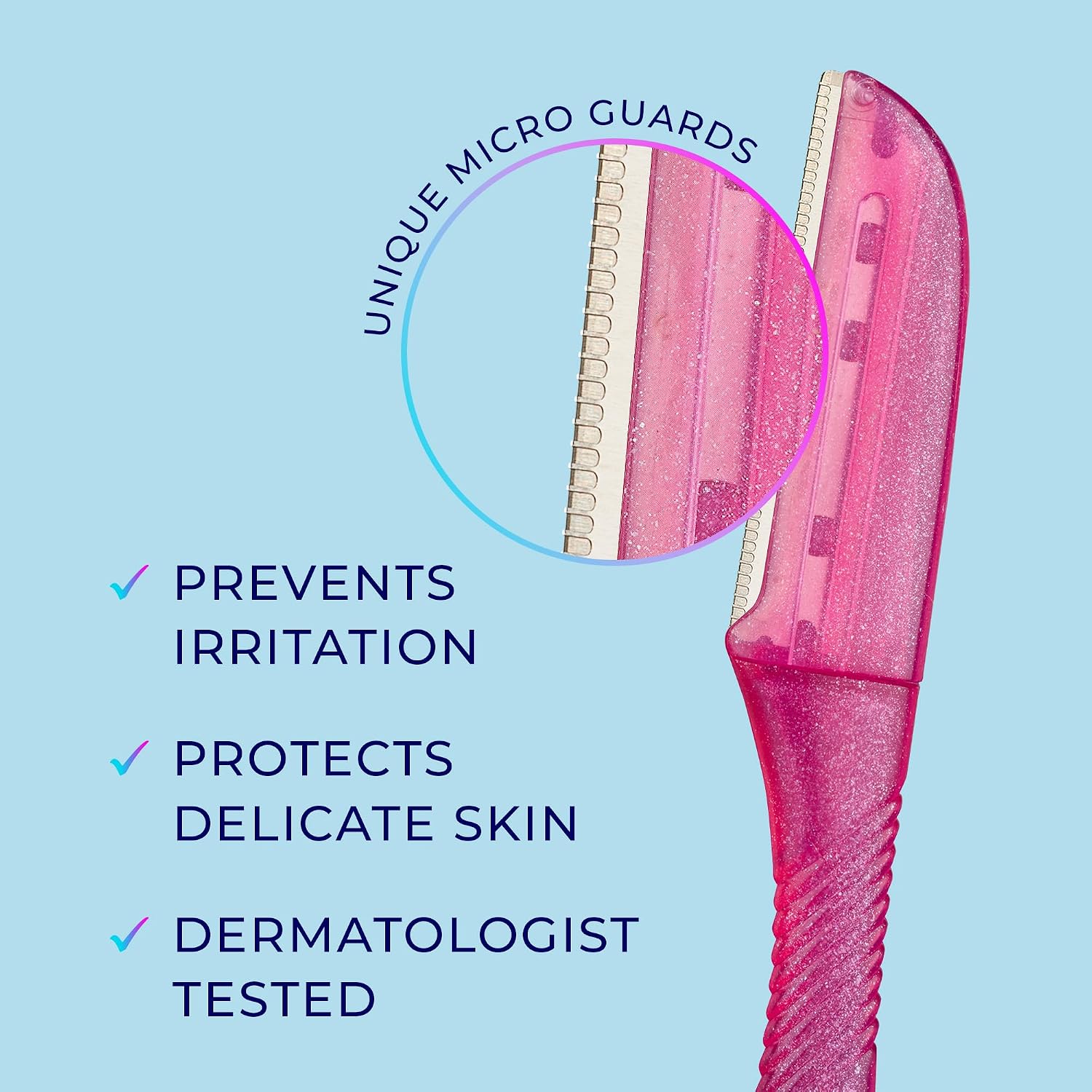 Schick Hydro Silk Touch-Up Dermaplane Razor for Women Face, 3 ct — 6