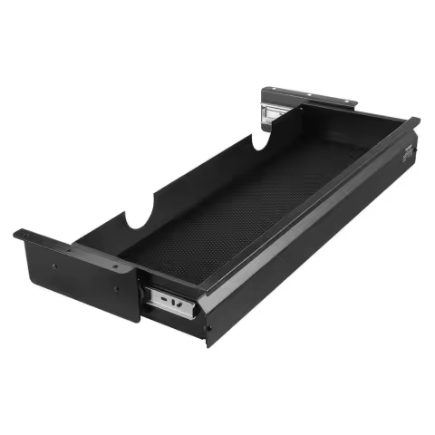 Unterbau-Schublade 740x235x107mm, Unterbau-Aufbewahrung, Versteckter Schreibtisch-Organizer, Stiftschublade für Sitz-Steh-Arbeitsplätze im Büro & zu Hause