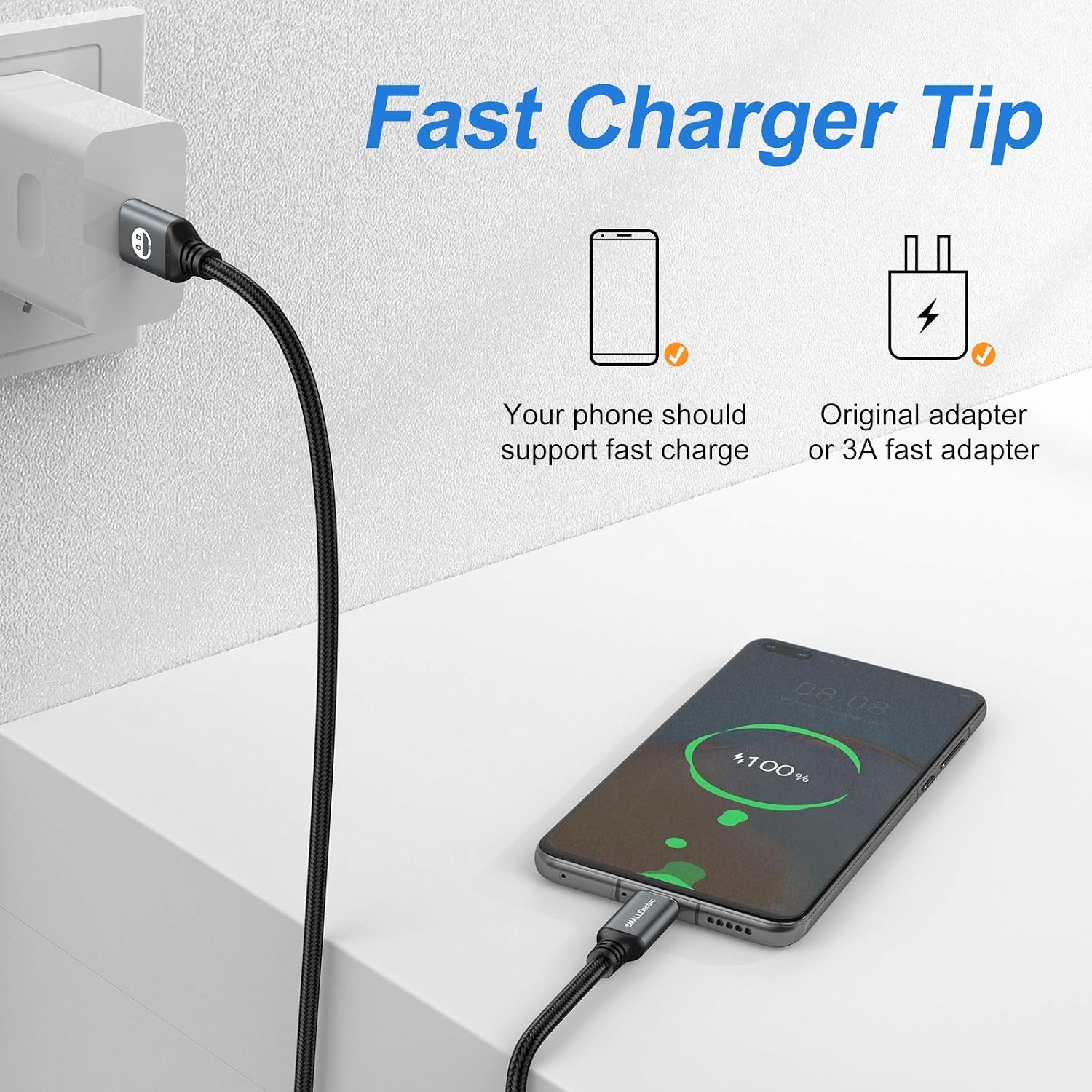 USB C Cable 5 Pack 6FT, USB A to Type C Fast Charger Cord — image 6