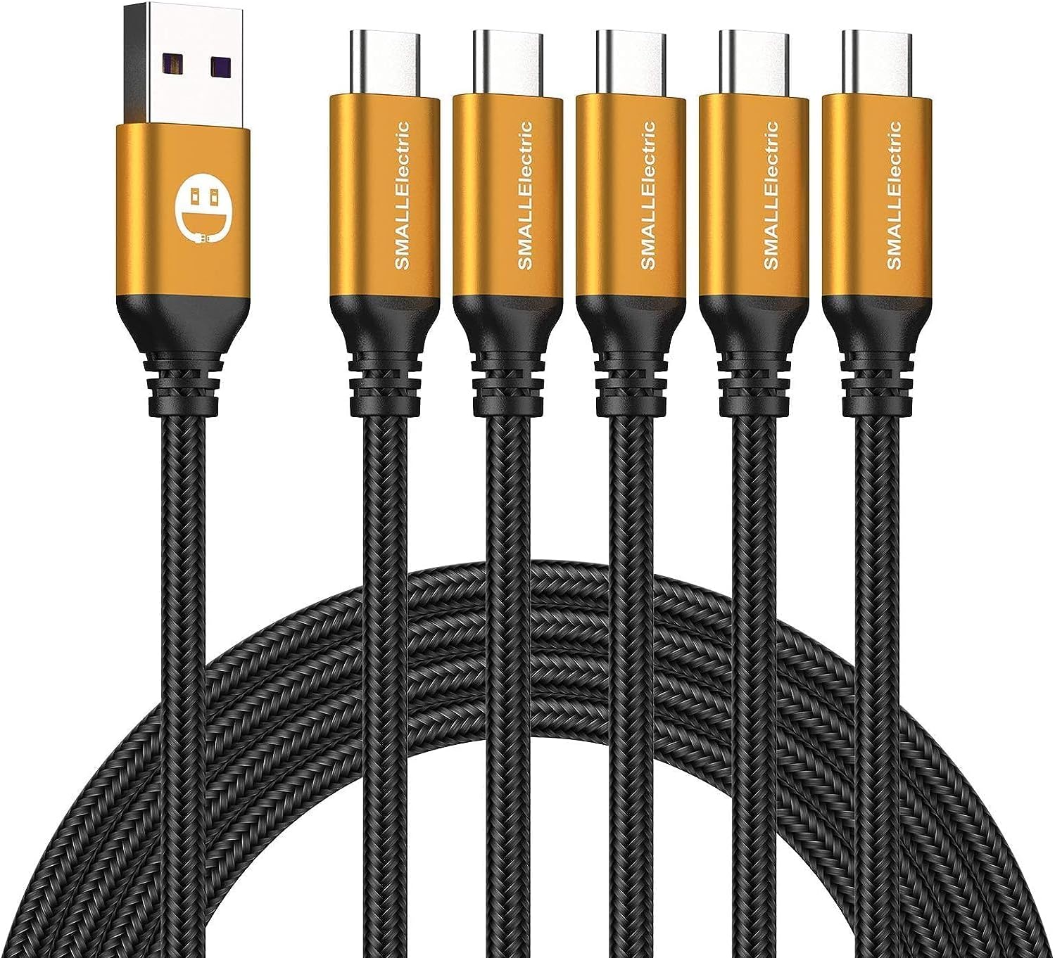 USB C Cable 5 Pack 6FT, USB A to Type C Fast Charger Cord — image 7