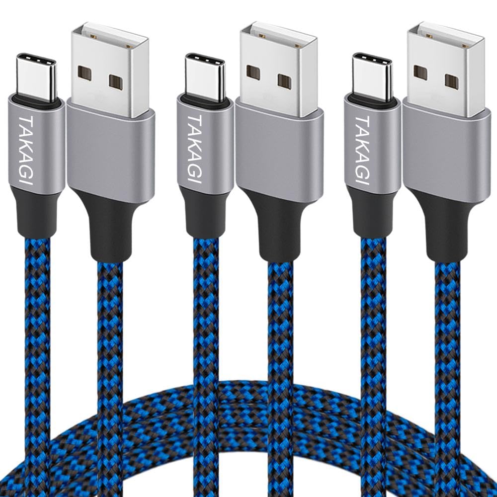USB C Cable Fast Charging Nylon Braided 2Pack 3Ft USB A to Type C Cord — image 8