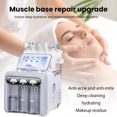 Wasserstoff-Sauerstoff-Gesichtsgerät mit kleinen Bläschen zur Tiefenreinigung der Poren, Entfernung von Mitessern, Hautpflege, Schönheitsgerät für Salon und Zuhause